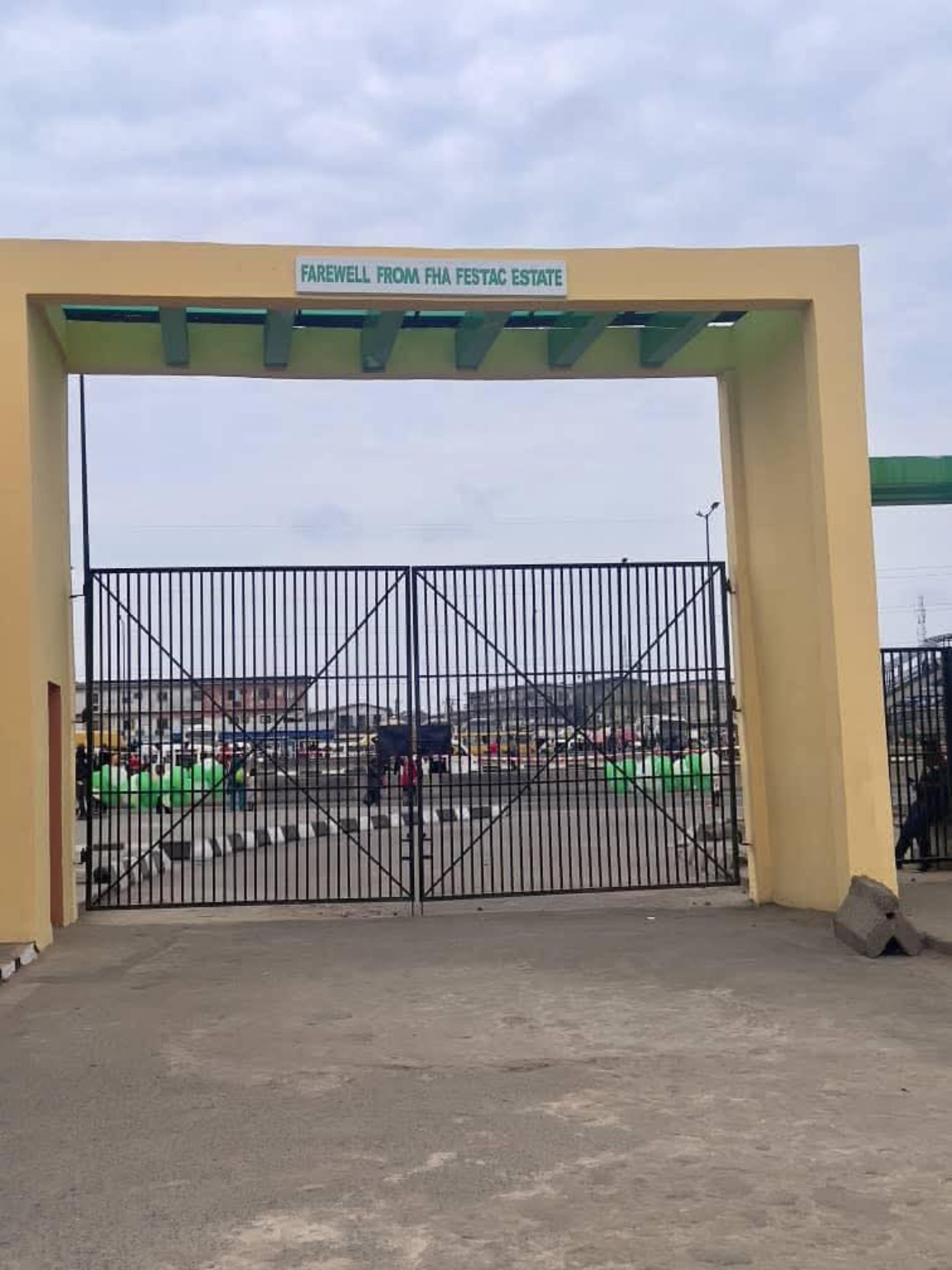Festac Town first gate exit arch